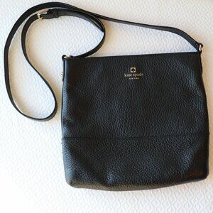 Kate Spade New York Black Leather Crossbody Bag